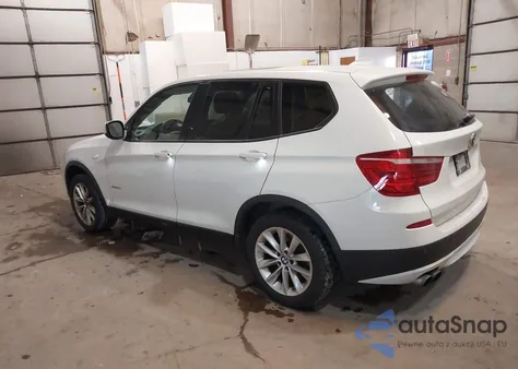 2013 BMW X3 xDrive28I z USA, uszkodzony, nr VIN 5UXWX9C56D0A16230